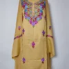 3pc Brown Woolen Kiran Suit in Cashmilon Wool with Aari Work
