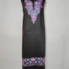 Cashmilon Black Nazia 2pc Woolen Salwar Suit with Aari Embroidery