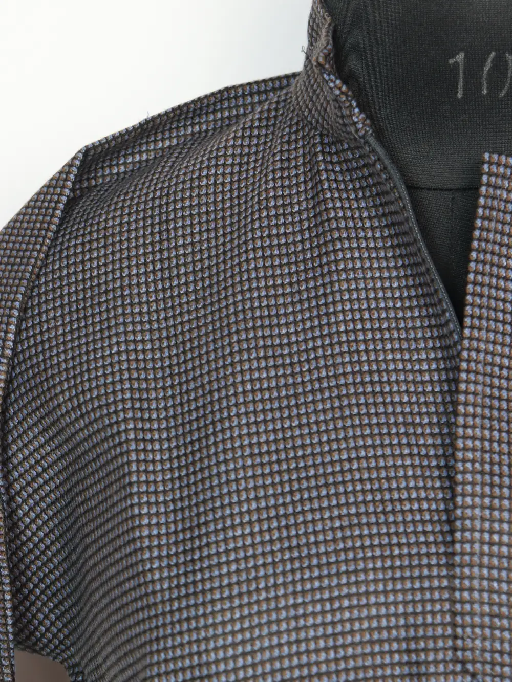 Kids Kashmiri Check Bilal Pheran in Tweed Wool (6-7 years) - Image 2