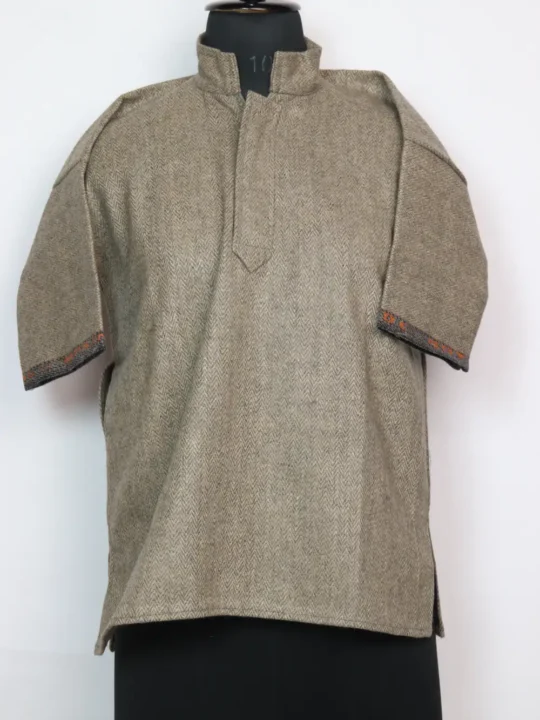 Boys Kashmiri Brown Naveed Pheran in Tweed Wool (6-7 years)