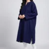 Plain Navy Blue Pheran – Premium, Warm & Minimal