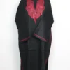 Sopore Black Pheran Raffal Wool with Hand Sozni Work