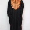 Cashmilon Wool Black Pheran with Aari Embroidery Rahilah