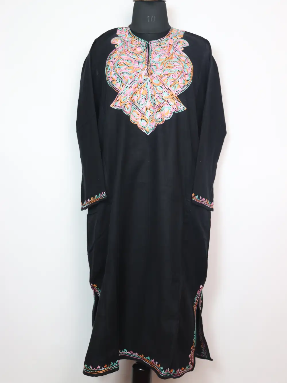 Silsila Cashmilon Wool Pheran with Aari Embroidery