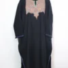Nazuk Black Cashmilon Woolen Pheran with Sozni Embroidery