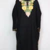 Jashn-e-Rekhta Woolen Black Pheran in Cashmilon with Aari Embroidery