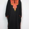 Black Woolen Pheran with Aari Work in Cashmilon Jashn-e-Rekhta