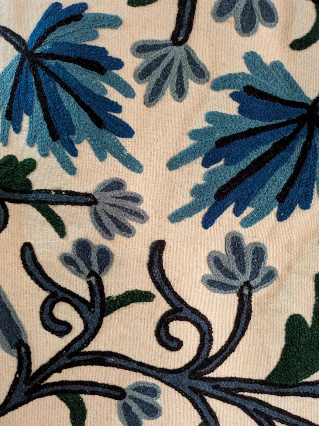 Kashmiri Fridge Cover With Crewel Embroidery - Image 7