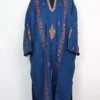 Blue Jashn-e-Rekhta Cashmilon Wool Pheran with Sozni Embroidery