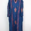 Cashmilon Wool Blue Pheran with Sozni Embroidery Jashn-e-Rekhta