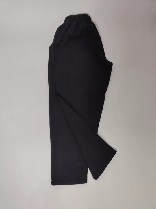 Black Cashmilon Wool Nazar Plain Trouser