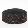 Kashmiri Black Toosha Cap with Hand Sozni Embroidery Mahirah