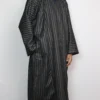 Bad-e-Khass Kashmiri Pheran in Black Tweed