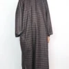 Dark Brown Check Kashmiri Pheran in Tweed Haider