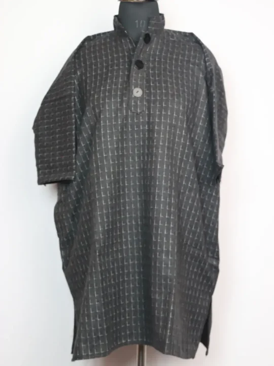 Ruhan Kashmiri Boys Black Pheran in Tweed