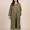 Brown Premium Tweed Loose Pheran