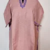 Pink Tweed Mehman Pheran with Aari Work Girls (7-8 years)