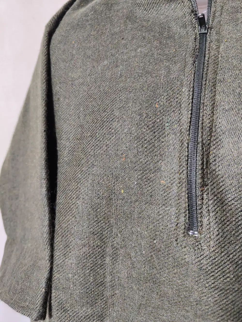 Rufaid Green Kashmiri Kids Pheran in Tweed - Image 2