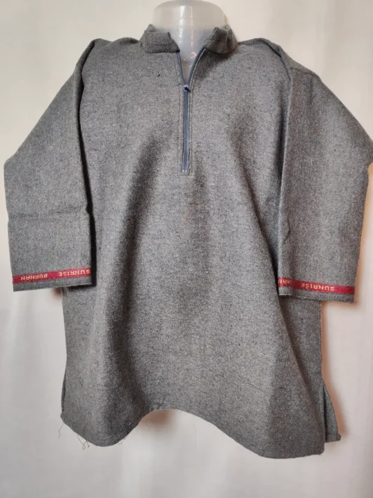 Hafiz Grey Kashmiri Kids Pheran in Tweed