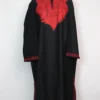 Embroidery Black Loose Pheran in Tweed with Aari Laila