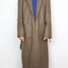 Brown Winter Gown | Bathrobe for Men in Tweed Wool