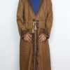 Brown Tweed Gown | Bathrobe with Aari Embroidery from Kashmir