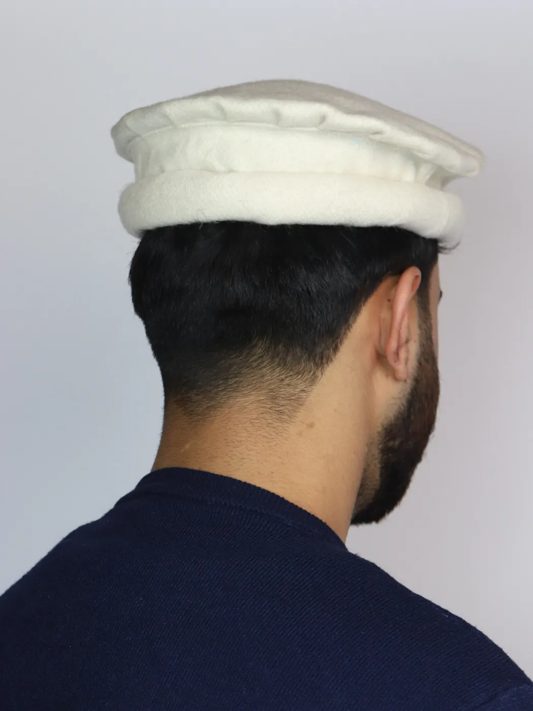 White Pakol Cap