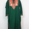 Shaan dark Green Kashmiri Pheran With Aari Embroidery