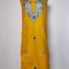 Sahar Mustard Cotton Sadaf Aari Work Nigar 2pc Suit