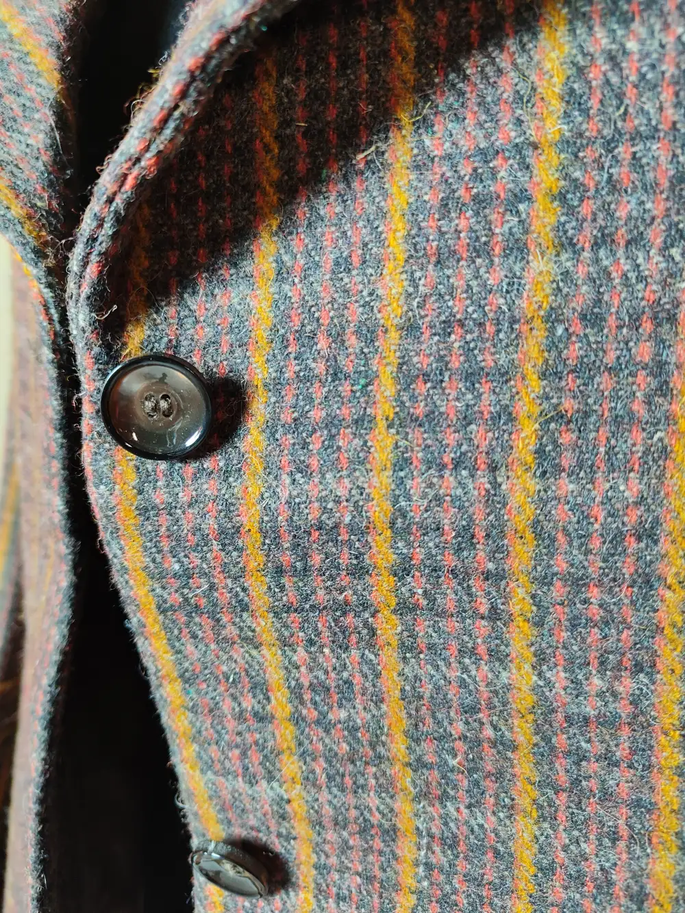 Sabr Handloom Tweed Brown Coat | Pure Wool Jacket for Women - Image 3