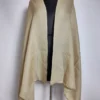 Seerat Kashmiri Cream Plain Stole in Fine Wool