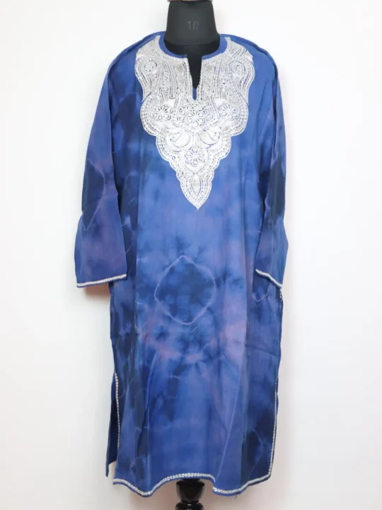 Raffal Wool Double Shade Pheran With Botte Tilla Embroidery Ehsas