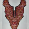 Nigar Black Patch with Sozni Embroidery with Lace