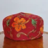 Maroon Rahat Aari Embroidery Wool Cap
