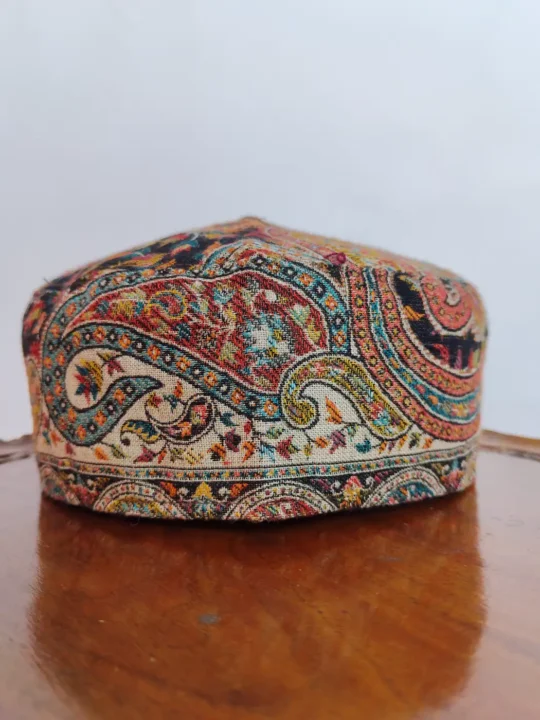 Dildar Kashmiri Kani Black Cap