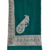 Zari Embroidery Zulaikha Green Georgette Saree