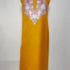 Mustard 2pc Kashmiri Work Suit Saniya with Aari Embroidery in Ruby Cotton