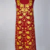 Maroon Salwar Kameez Aari Embroidery 2pc Suit Crush Cotton with Mehr Chinar Jaal | Akh Rang