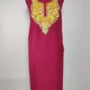 2pc Maroon Decent Suit in Summer Cool Cotton with Aari Embroidery Sonzal