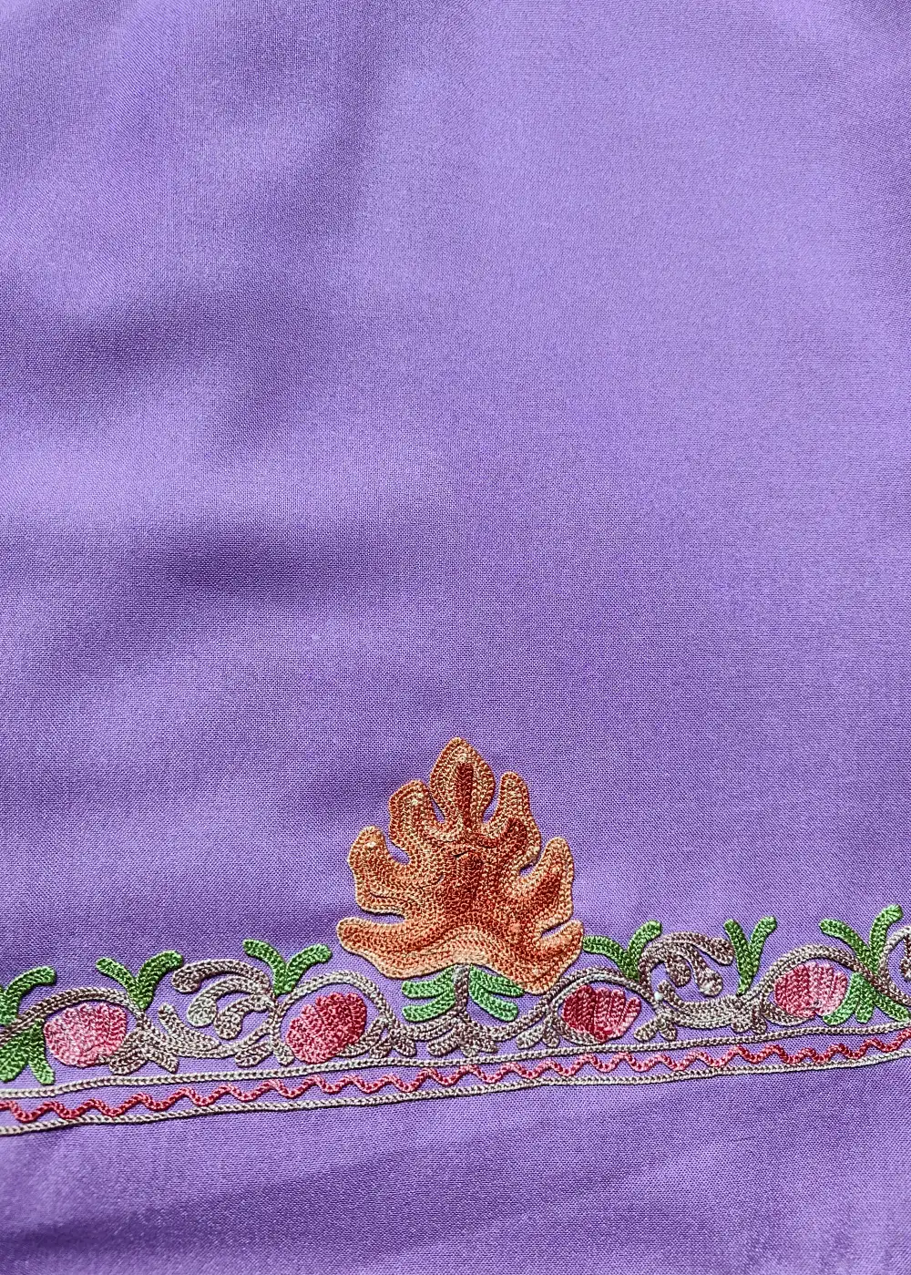 Bahar 2pc Smitten Pink Kashmiri Decent Suit in Summer Cool Cotton with Aari Embroidery - Image 4