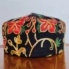 Aari Embroidery Sarfaraz Black Wool Cap