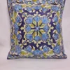 Kashmiri Bloom Cushion Covers  - Hand Chain Stitch | 16 x 16 | Set of 2