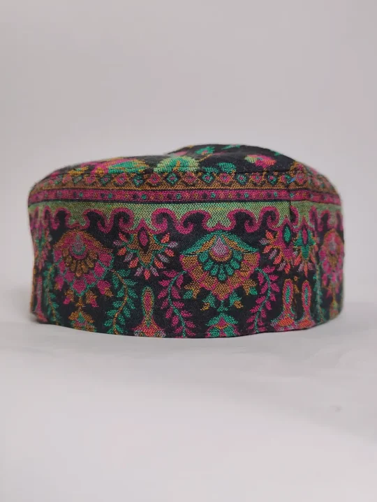 Kashmiri Kani Sadat Black Cap