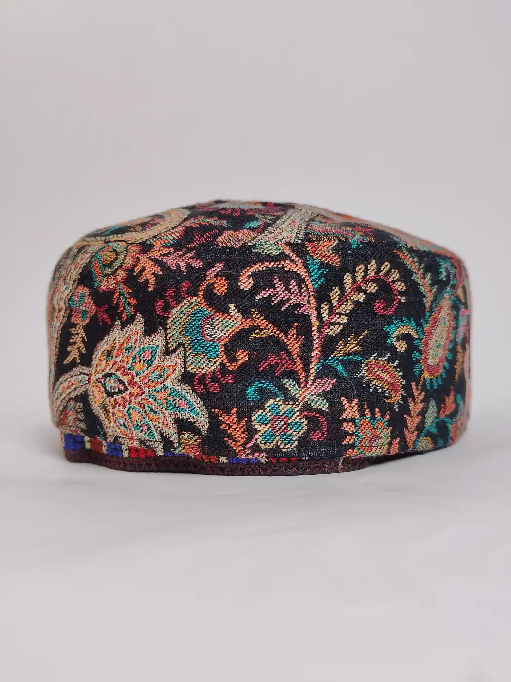 Black Kashmiri Kani Cap Waqar