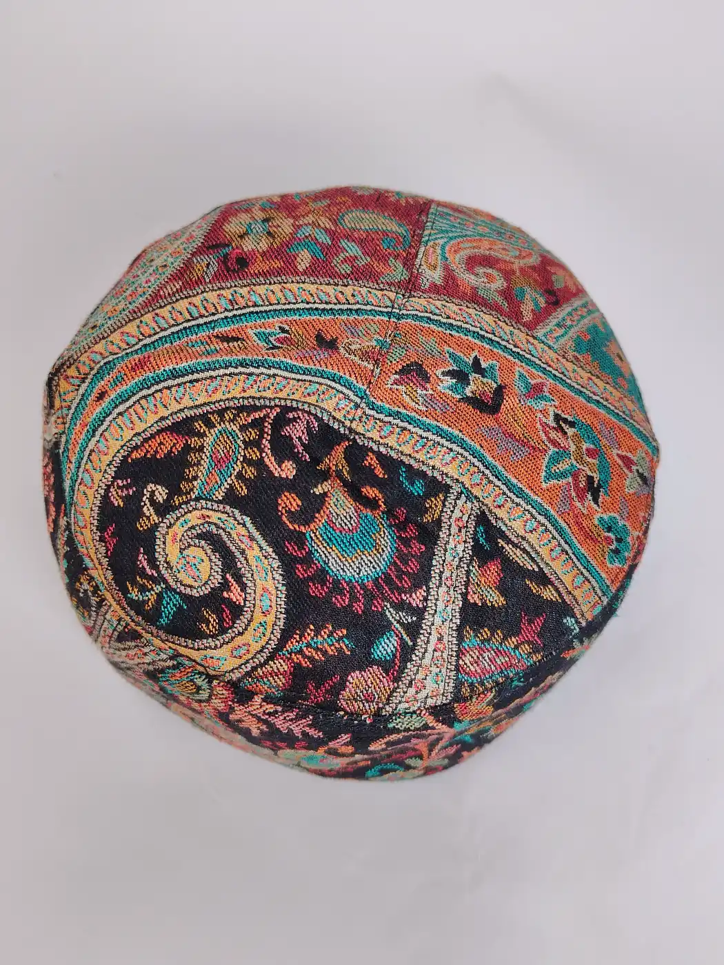 Black Kashmiri Kani Cap Waqar - Image 3