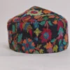 Kashmiri Shahid Black Round Kani Cap