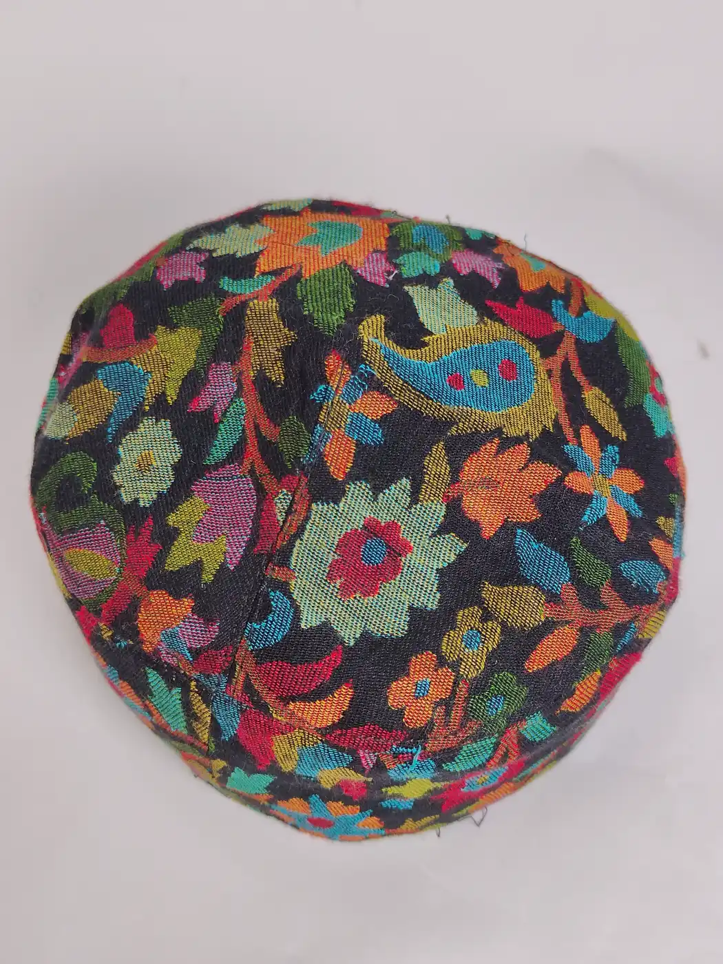 Kashmiri Shahid Black Round Kani Cap - Image 2