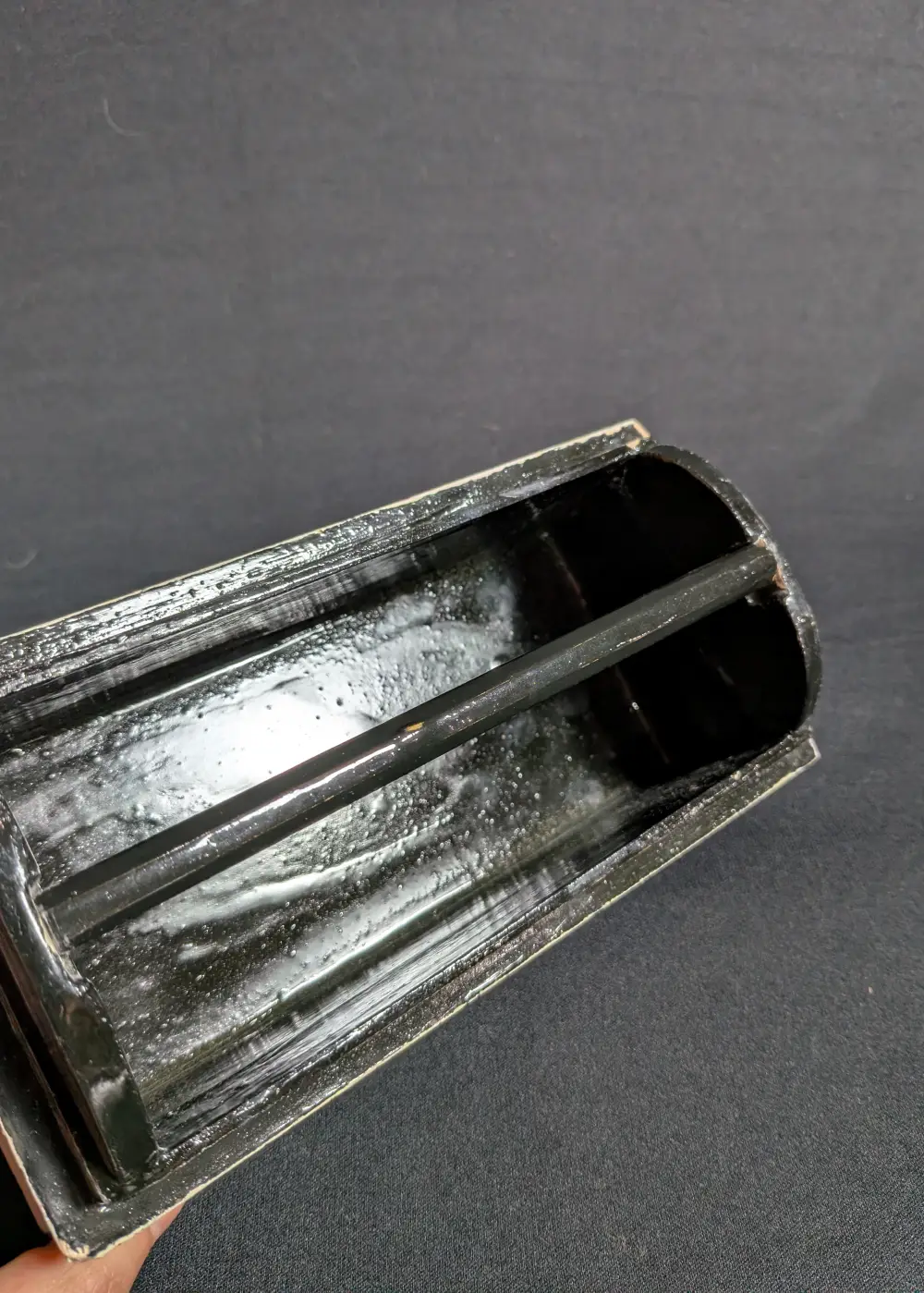 Guldaan Hand-Painted Kashmiri Chinar Design Paper Mache Bangle Box - Image 3