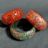 Kashmiri Bangles | Hand Painted Paper Machie – Set of 3