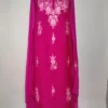 Kashmiri Naghma 3pc Magenta Kashmiri Suit in Summer Cool Cotton with Aari Work
